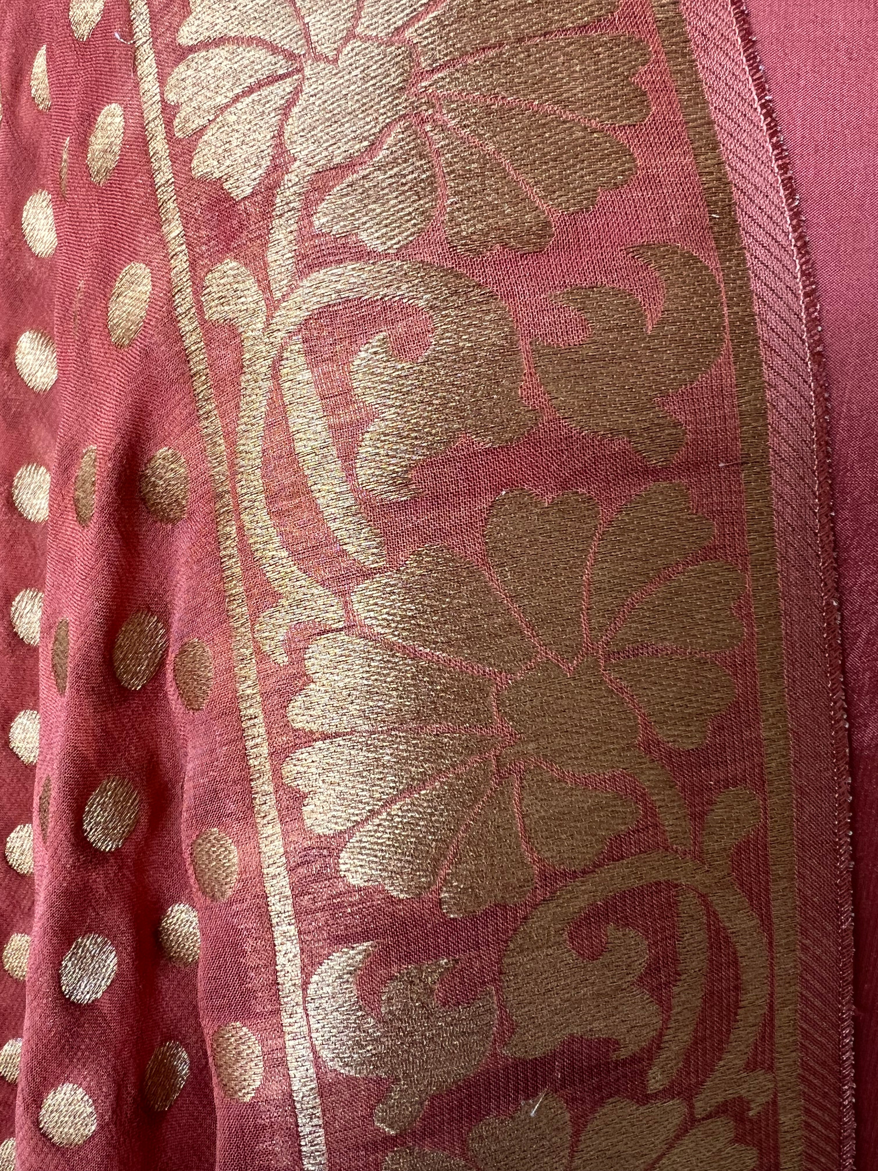 Banarsi Crepe khadi geogertte