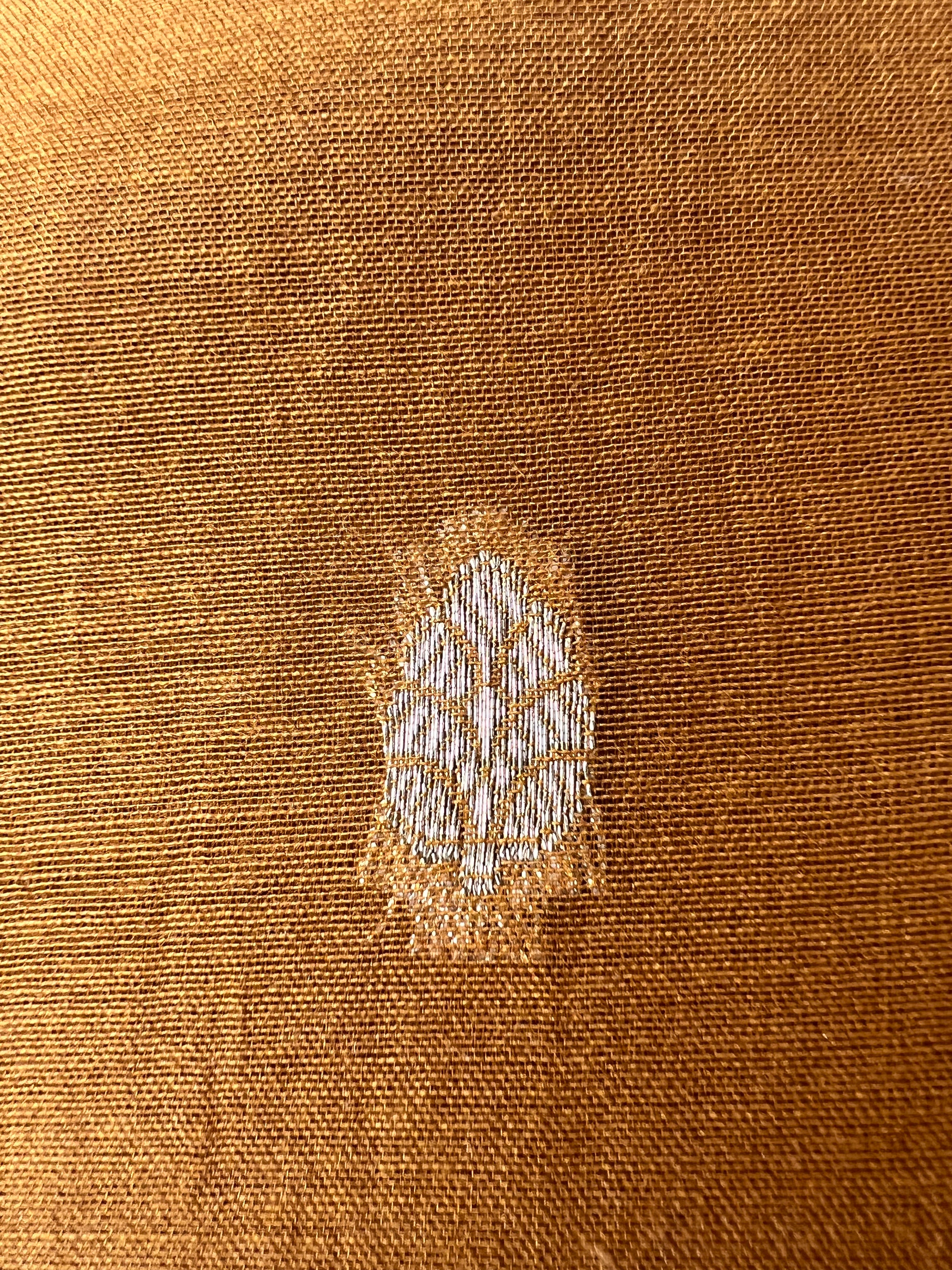 Banarsi zari woven boti with bandhej dupatta