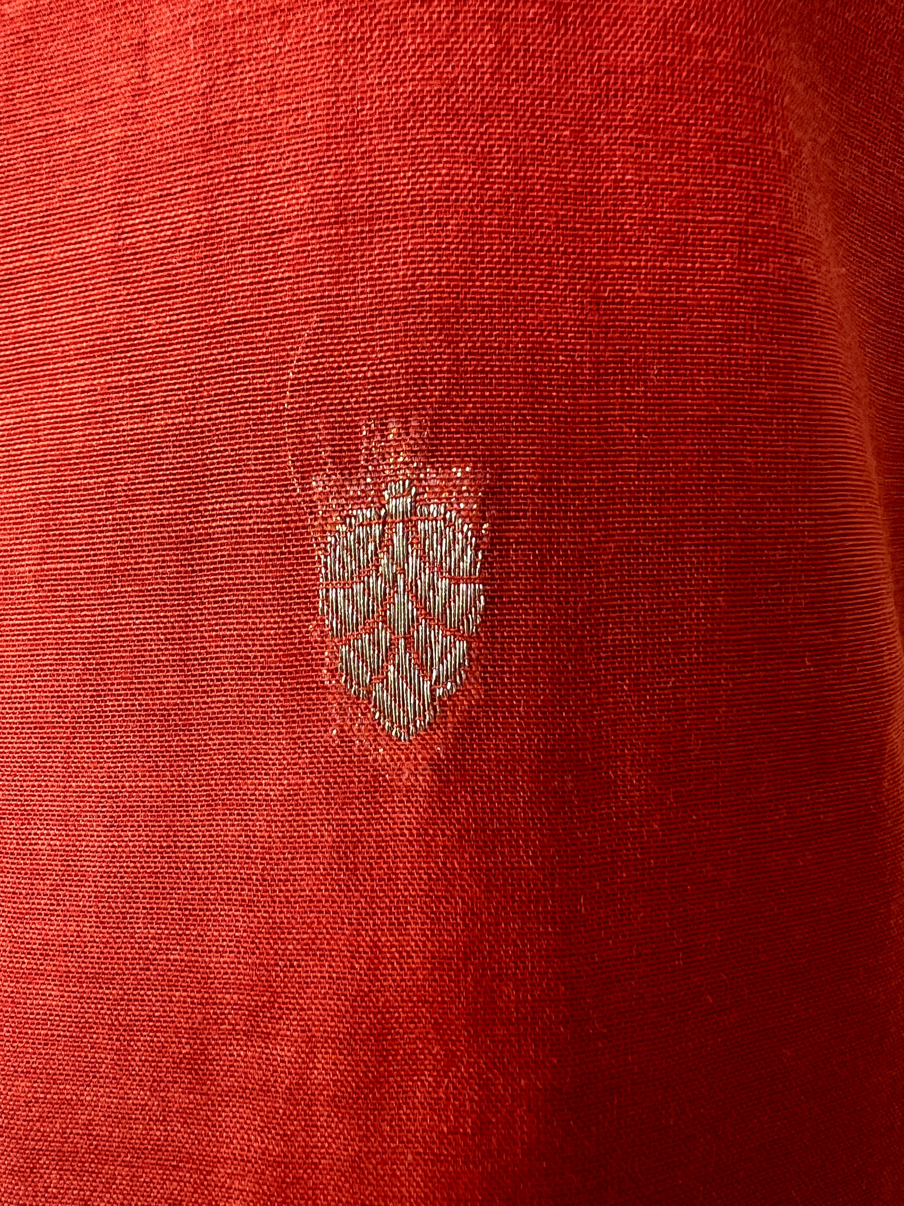 Banarsi zari woven boti with bandhej dupatta