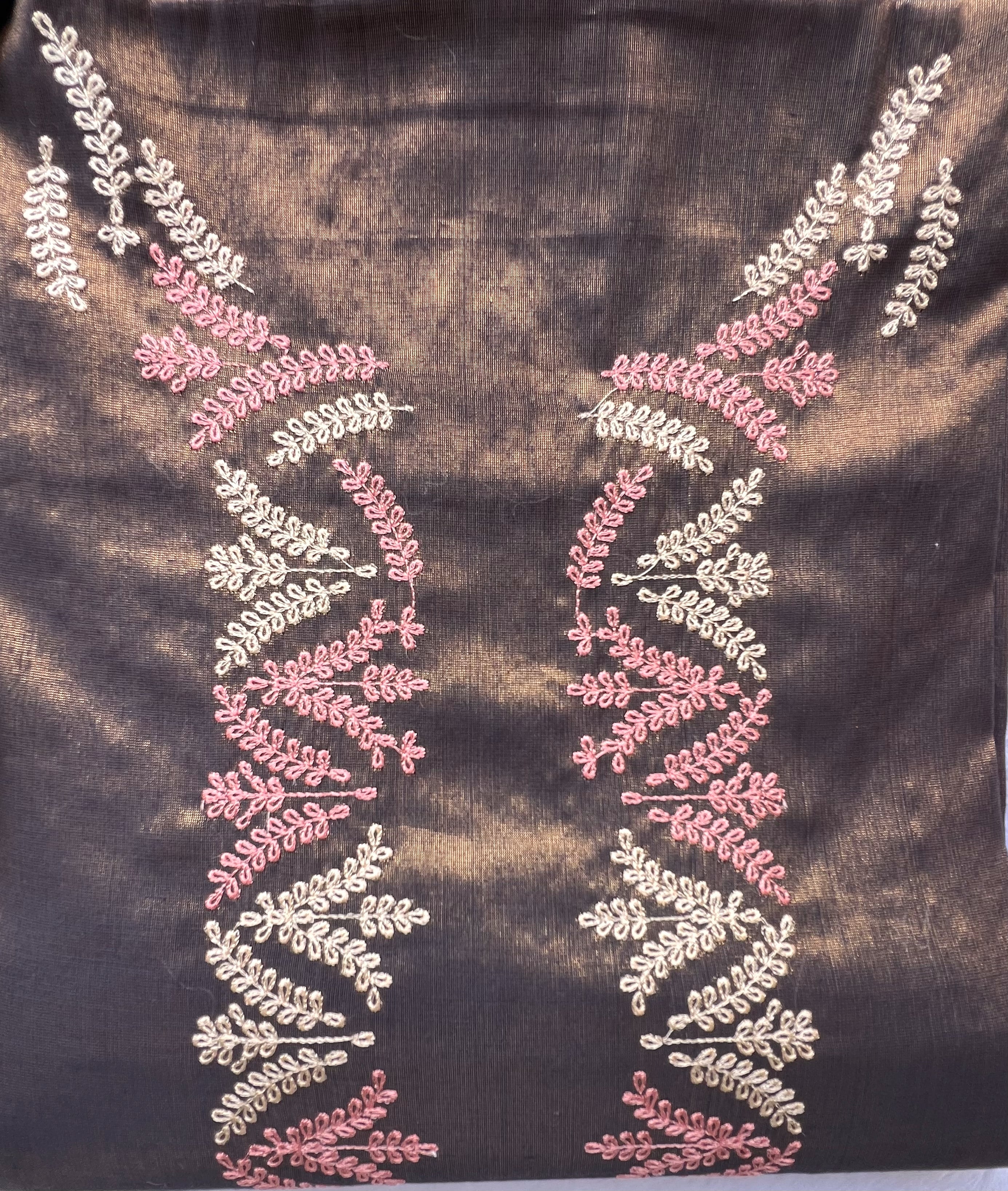 Banarsi Silk Embroidered Zari Weaved Suit