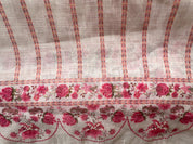 Linen Silk printed with pearl embellishment Suit
