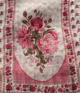 Linen Silk printed with pearl embellishment Suit