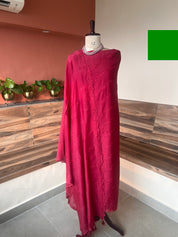 Banarsi Mul chikankari 3 piece set