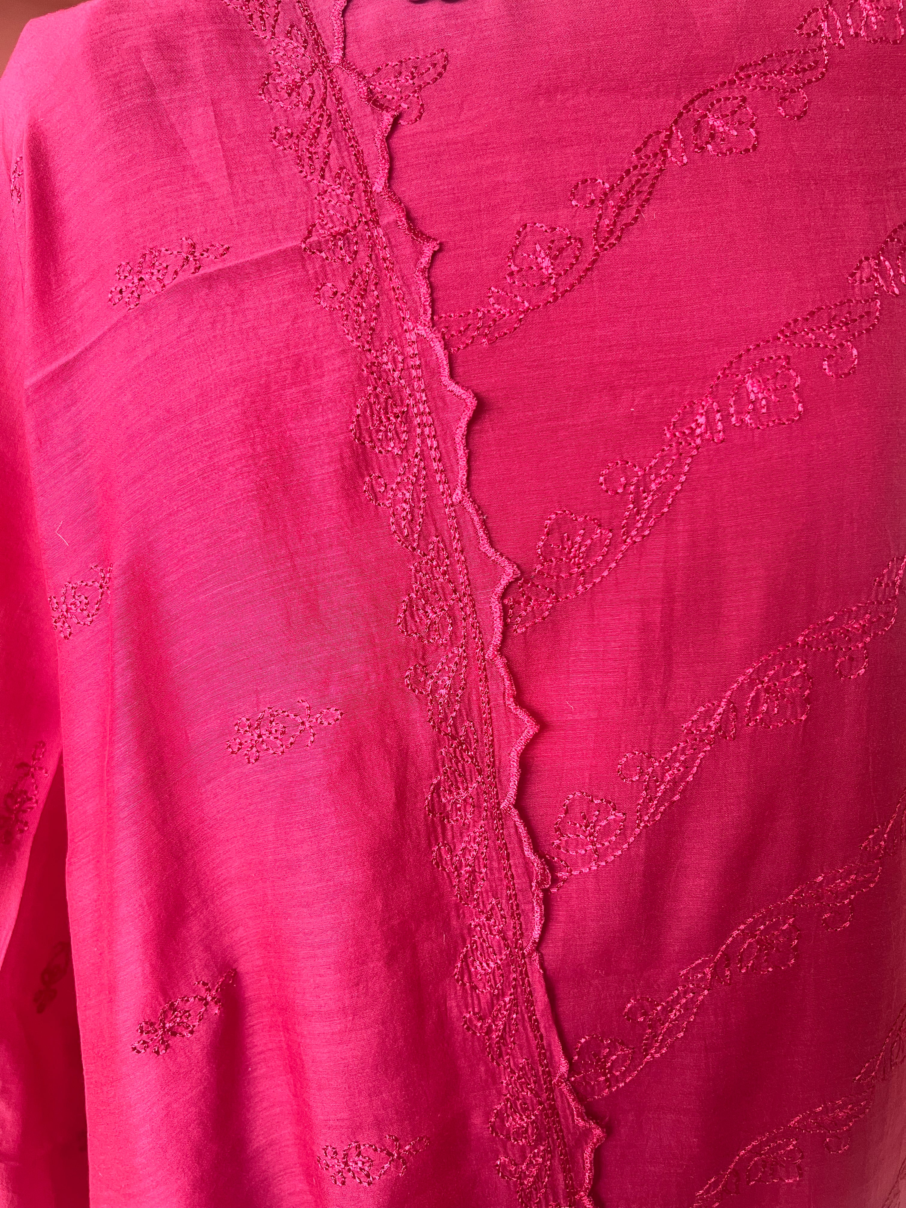 Banarsi Mul chikankari 3 piece set