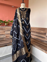 Dola Silk tie dye 2 piece suit set