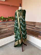 Dola Silk tie dye 2 piece suit set