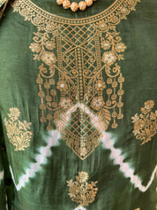 Dola Silk tie dye 2 piece suit set