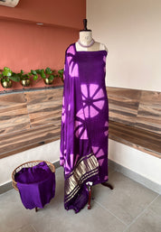 Modal Silk Clamp dyed 3 piecesuit set