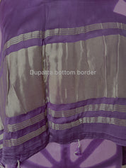 Modal Silk Clamp dyed 3 piecesuit set