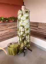 Modal Silk Clamp dyed 3 piecesuit set