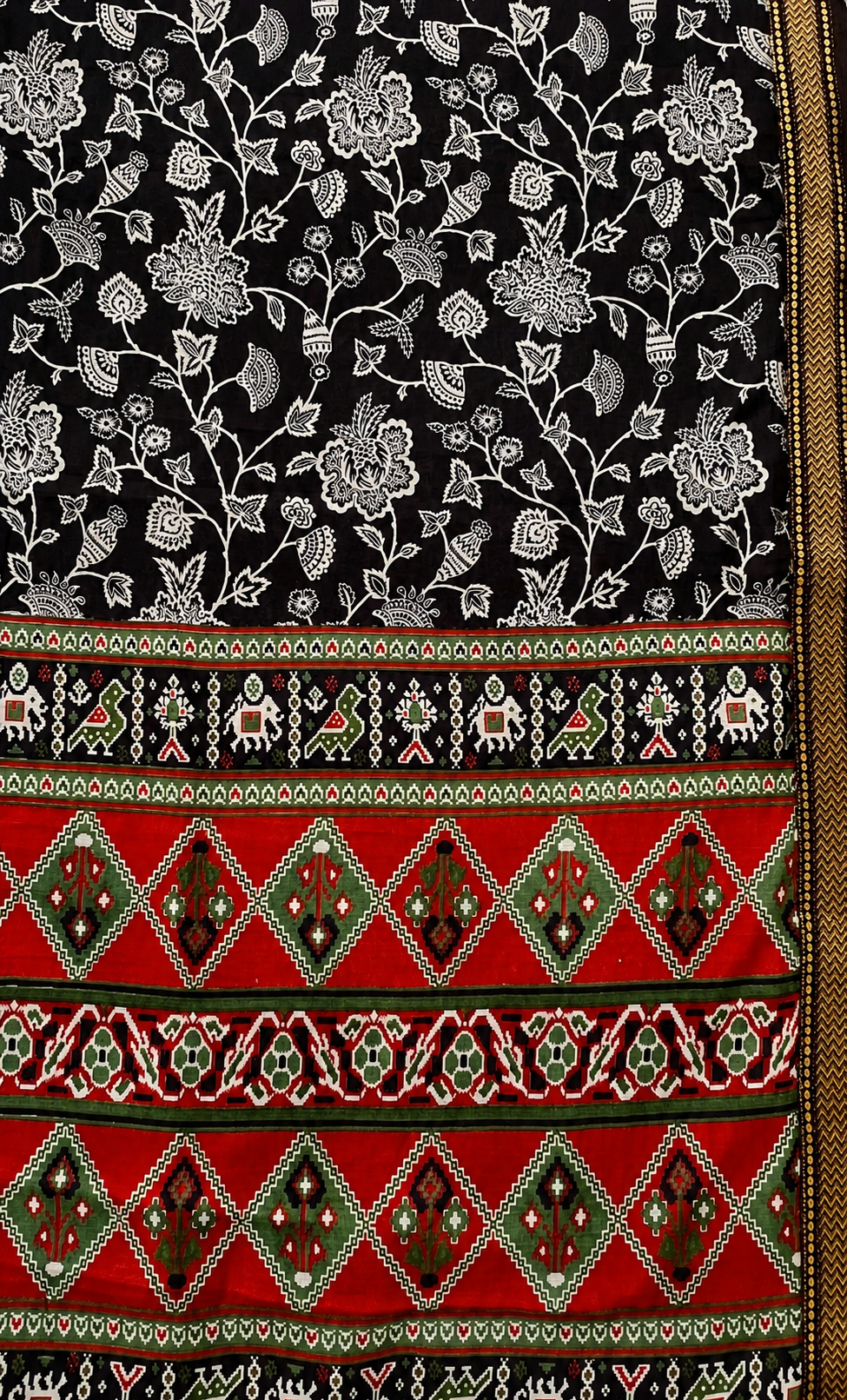 Maheshwari Silk Ikat printed Suit