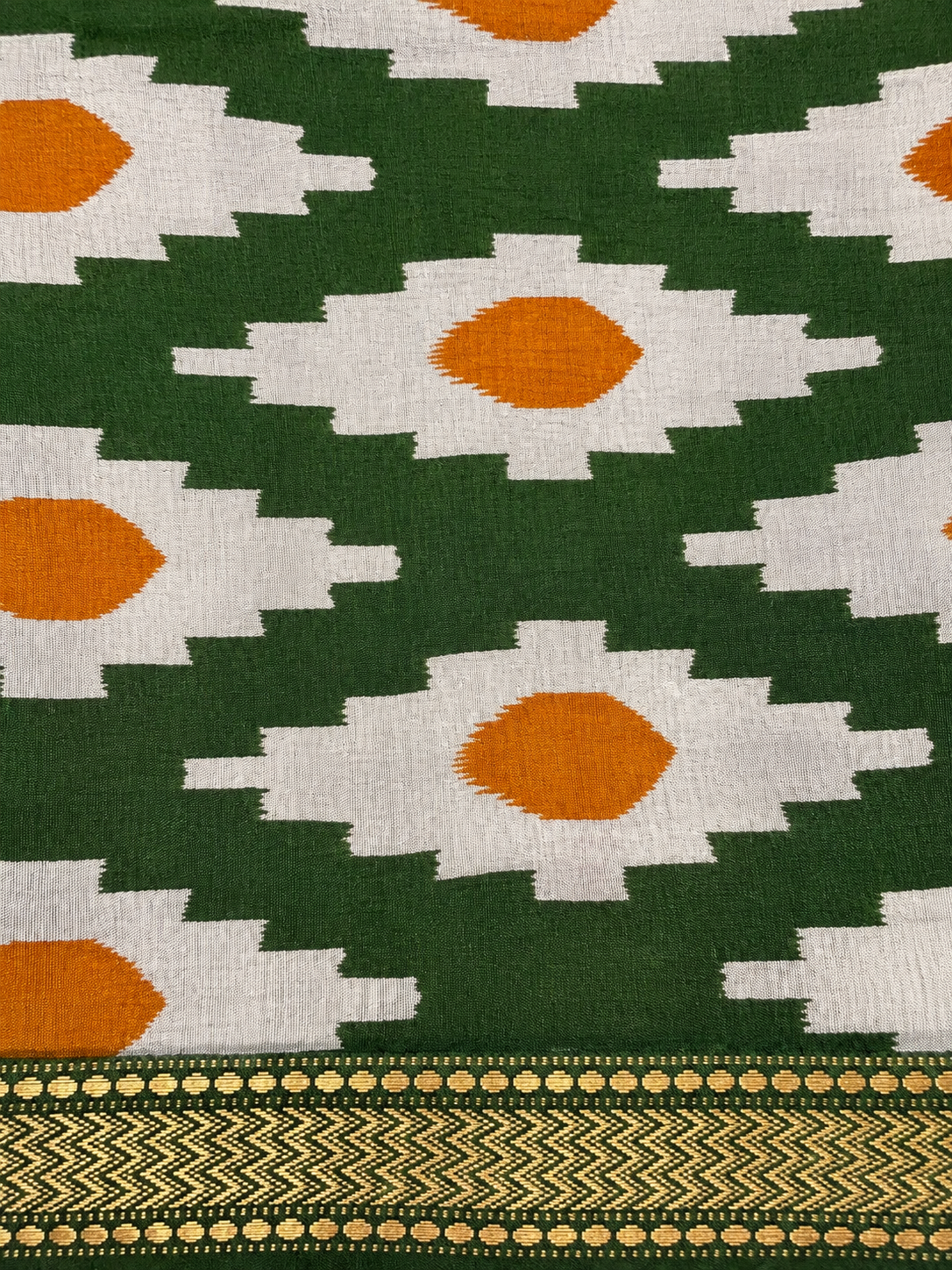 Maheshwari Silk Ikat printed Suit