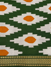 Maheshwari Silk Ikat printed Suit