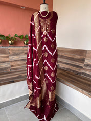 Dola Silk tie dye 2 piece suit set