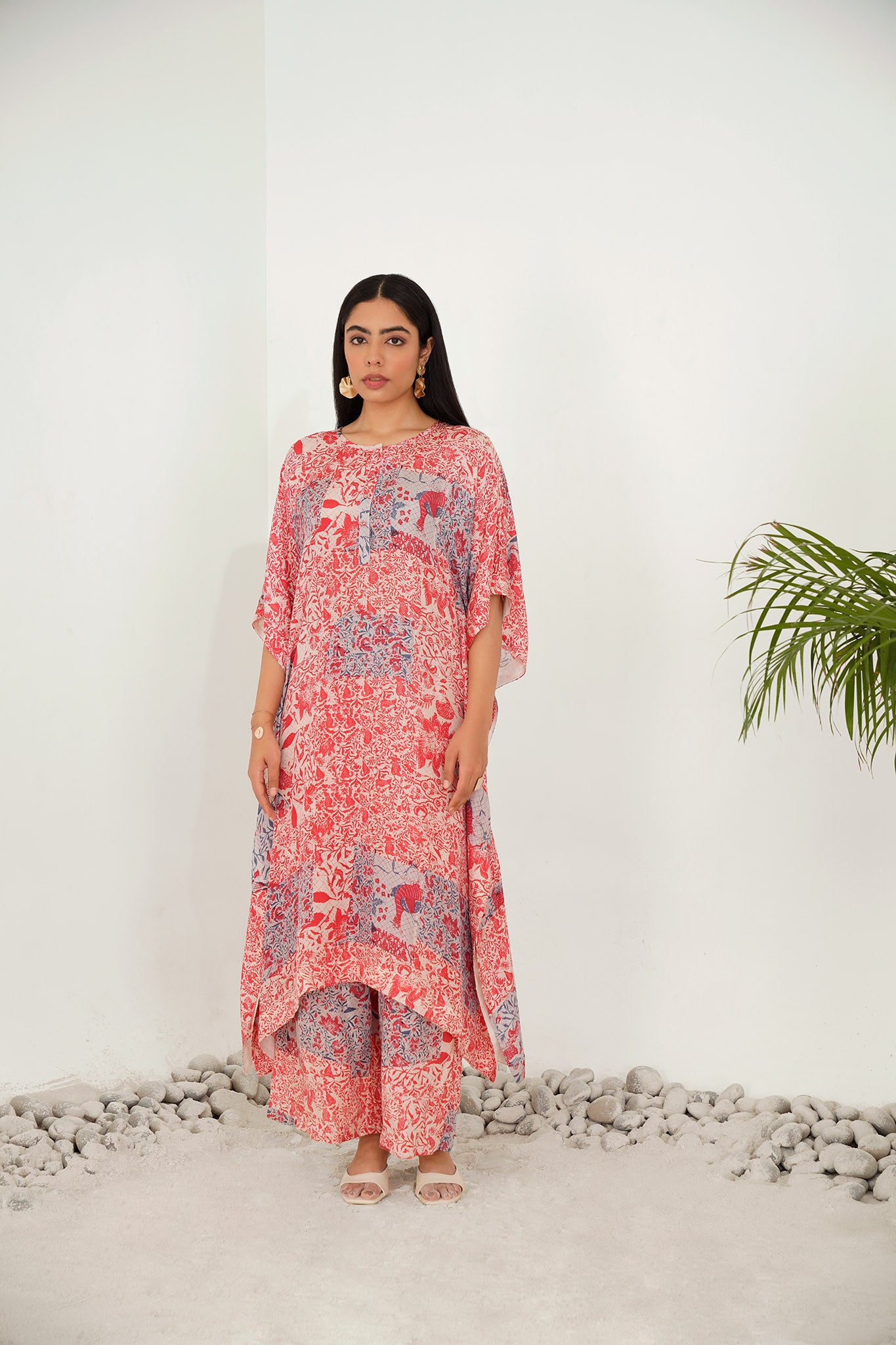 Giardino Silk Kaftan Kurta