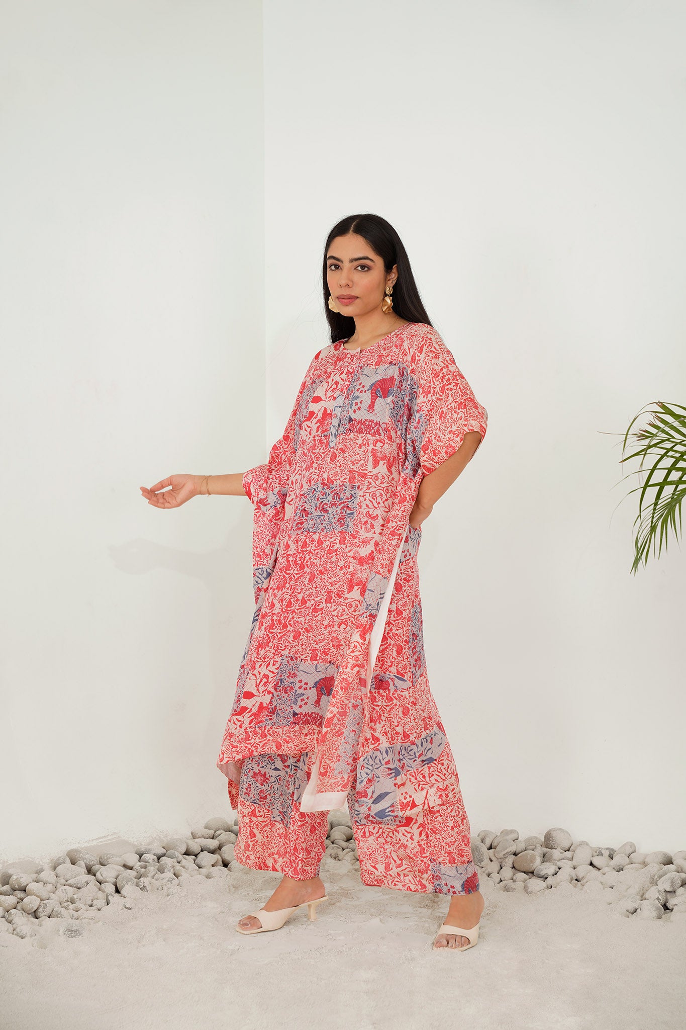 Giardino Silk Kaftan Kurta