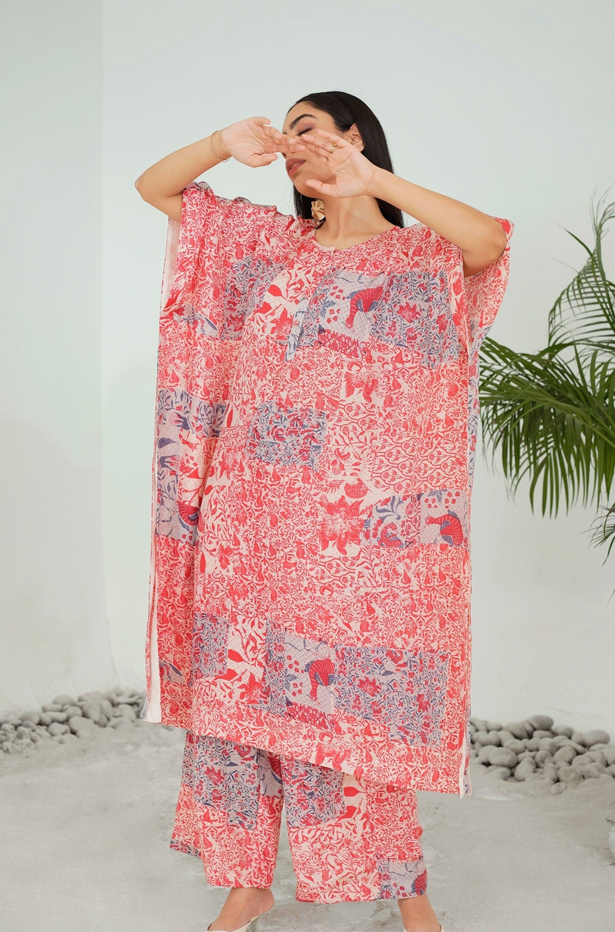 Giardino Silk Kaftan Kurta