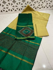 Pochampally Ikat Sico 3 Piece Suit Set