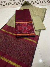 Pochampally Ikat Sico 3 Piece Suit Set
