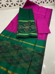 Pochampally Ikat Sico 3 Piece Suit Set