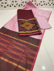 Pochampally Ikat Sico 3 Piece Suit Set