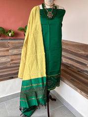 Pochampally Ikat Sico 3 Piece Suit Set