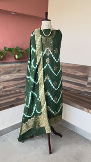 Dola Silk tie dye 2 piece suit set