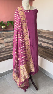 Banarsi Crepe khadi geogertte