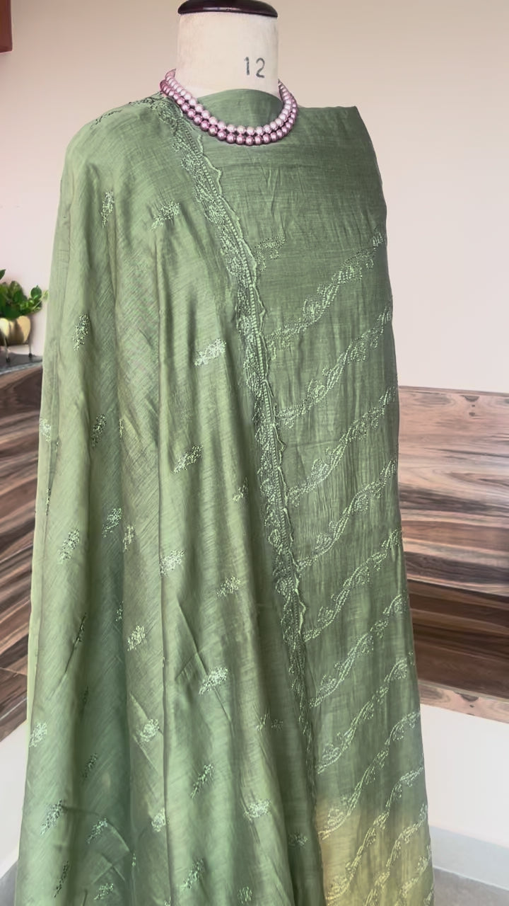 Banarsi Crepe khadi geogertte