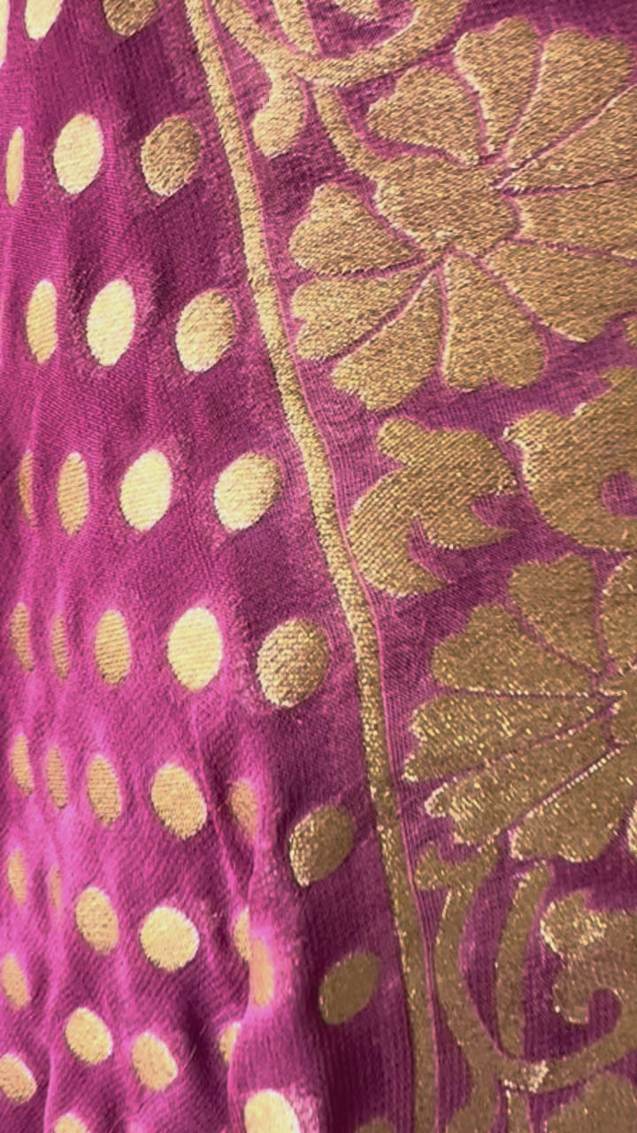 Banarsi Crepe khadi geogertte