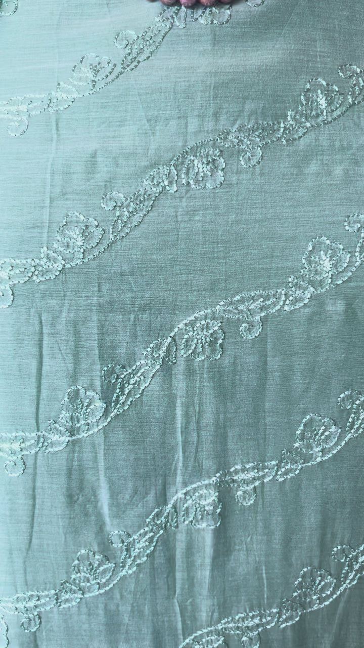 Banarsi Mul chikankari 3 piece set