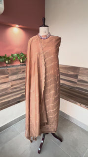 Banarsi Mul chikankari 3 piece set