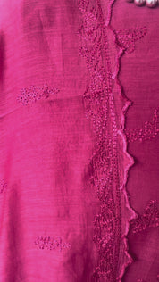 Banarsi Mul chikankari 3 piece set